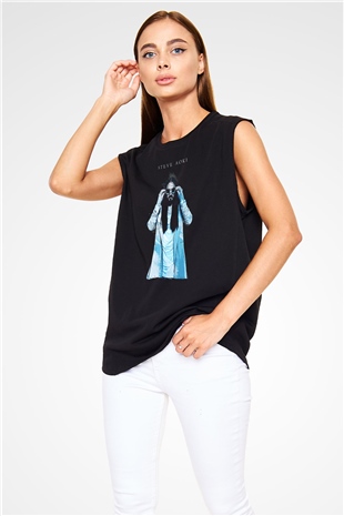 Steve Aoki Siyah Unisex Kolsuz Tişört
