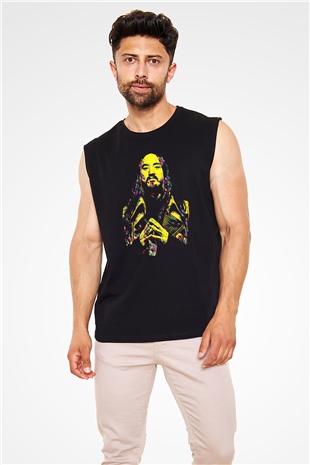 Steve Aoki Siyah Unisex Kolsuz Tişört