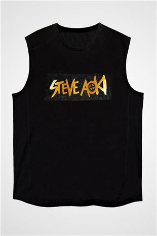 Steve Aoki Siyah Unisex Kolsuz Tişört