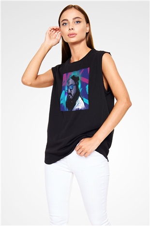 Steve Aoki Siyah Unisex Kolsuz Tişört