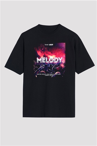 Steve Aoki Siyah Unisex Oversize Tişört T-Shirt