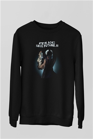 Steve Aoki Siyah Unisex Sweatshirt