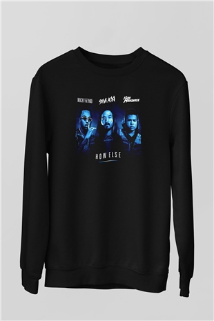 Steve Aoki Siyah Unisex Sweatshirt