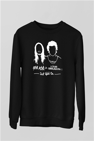 Steve Aoki Siyah Unisex Sweatshirt