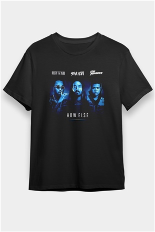 Steve Aoki Siyah Unisex Tişört T-Shirt - TişörtFabrikası
