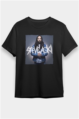 Steve Aoki Siyah Unisex Tişört T-Shirt - TişörtFabrikası
