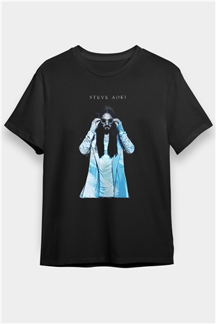 Steve Aoki Siyah Unisex Tişört T-Shirt - TişörtFabrikası