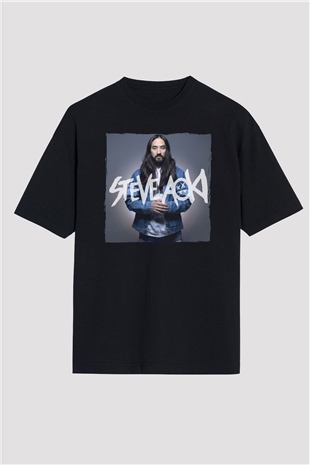 Steve Aoki Siyah Oversize Tişört Oversize T-shirt - TişörtFabrikası