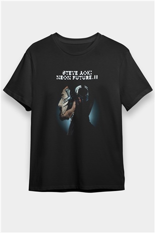 Steve Aoki Siyah Unisex Tişört T-Shirt - TişörtFabrikası