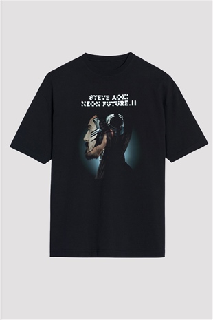 Steve Aoki Siyah Oversize Tişört Oversize T-shirt - TişörtFabrikası