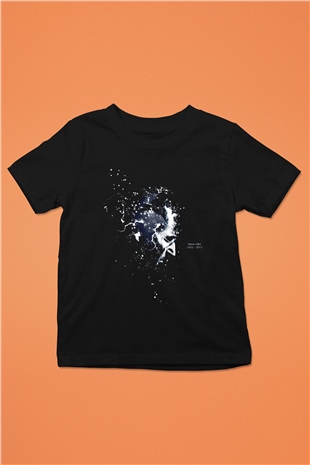Steve Jobs Siyah Unisex Çocuk Tişört