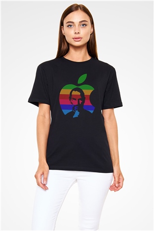 Steve Jobs Siyah Unisex Tişört T-Shirt - TişörtFabrikası