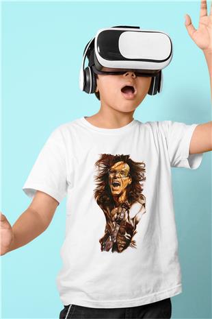 Steve Vai Baskılı Beyaz Unisex Beyaz Çocuk Tişört - Tshirt