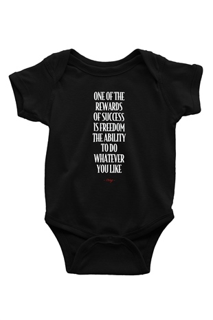 Sting Baskılı Unisex Siyah Bebek Body - Zıbın