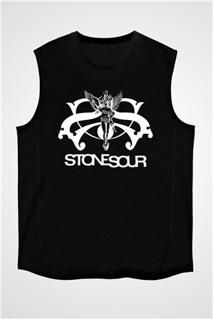 Stone Sour Siyah Unisex Kolsuz Tişört