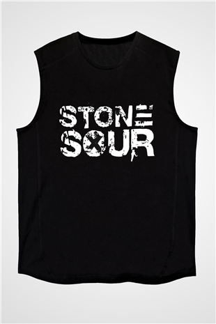 Stone Sour Siyah Unisex Kolsuz Tişört