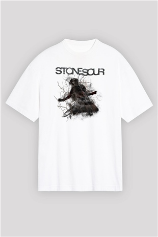 Stone Sour Siyah Unisex Oversize Tişört T-Shirt
