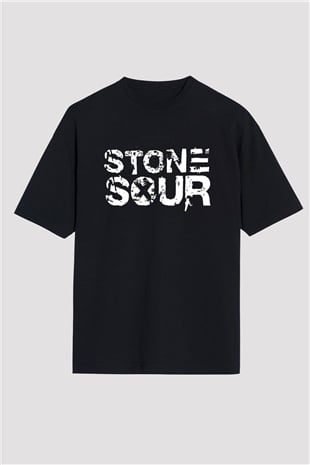 Stone Sour Siyah Unisex Oversize Tişört T-Shirt