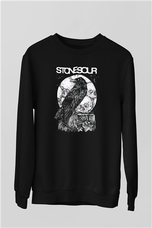Stone Sour Siyah Unisex Sweatshirt