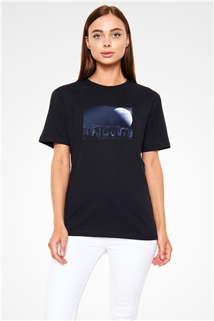 Stonehenge Siyah Unisex Tişört T-Shirt - TişörtFabrikası