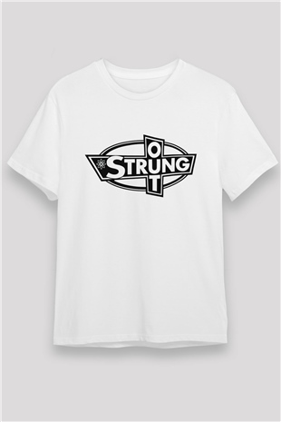 Strung Out Beyaz Unisex Tişört T-Shirt - Tişört Fabrikası