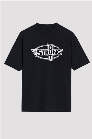 Strung Out Siyah Unisex Oversize Tişört T-Shirt