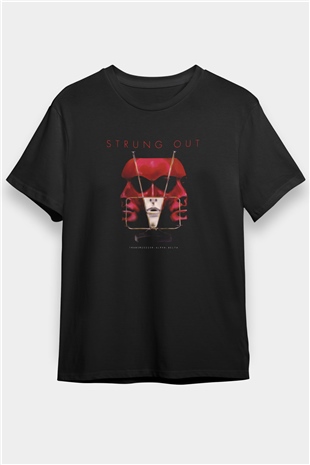 Strung Out Siyah Unisex Tişört T-Shirt - Tişört Fabrikası