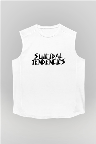 Suicidal Tendencies Beyaz Unisex Kolsuz Tişört