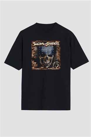Suicidal Tendencies Siyah Unisex Oversize Tişört T-Shirt