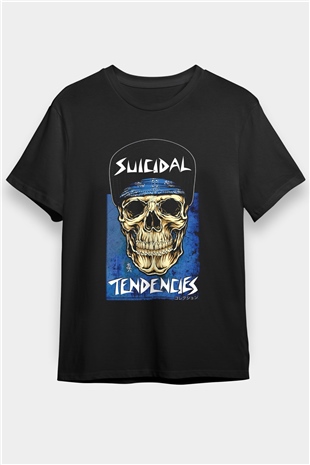 Suicidal Tendencies Siyah Unisex Tişört T-Shirt - Tişört Fabrikası