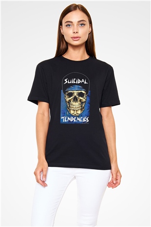 Suicidal Tendencies Siyah Unisex Tişört T-Shirt - Tişört Fabrikası