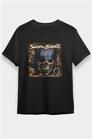 Suicidal Tendencies Siyah Unisex Tişört T-Shirt - Tişört Fabrikası