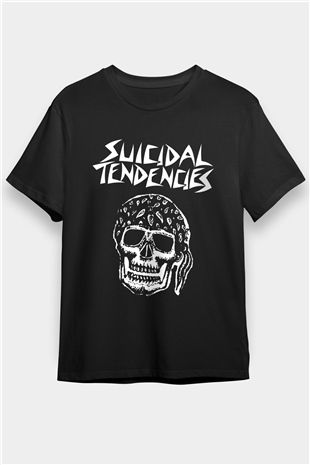 Suicidal Tendencies Siyah Unisex Tişört T-Shirt - Tişört Fabrikası