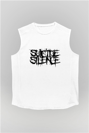 Suicide Silence Beyaz Unisex Kolsuz Tişört