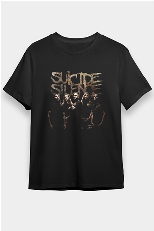 Suicide Silence Siyah Unisex Tişört T-Shirt - Tişört Fabrikası