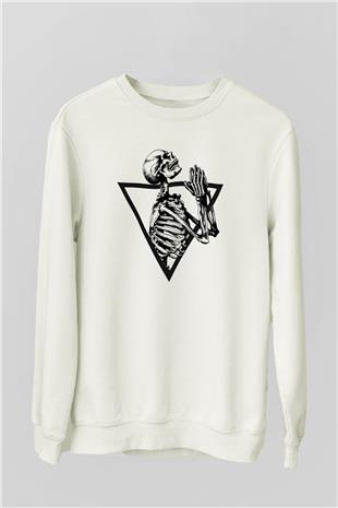 Suicideboys - $uicideboy$ Baskılı Beyaz Unisex Sweatshirt