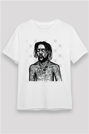 Suicideboys - $uicideboy$ Baskılı Unisex Beyaz Tişört - Tshirt
