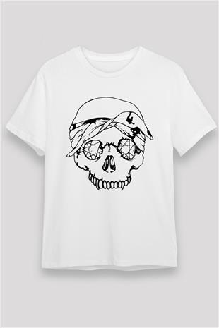 Suicideboys - $uicideboy$ Baskılı Unisex Beyaz Tişört - Tshirt