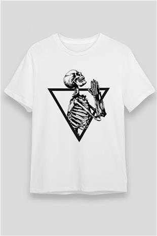 Suicideboys - $uicideboy$ Baskılı Unisex Beyaz Tişört - Tshirt