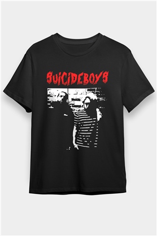 Suicideboys - $uicideboy$ Baskılı Unisex Siyah Tişört - Tshirt