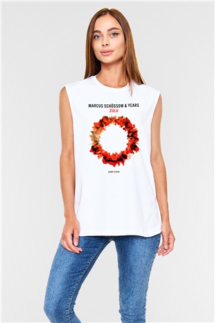 Sultan & Ned Shepard Beyaz Unisex Kolsuz Tişört
