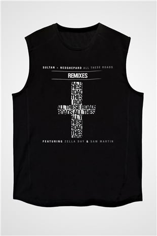 Sultan & Ned Shepard Siyah Unisex Kolsuz Tişört