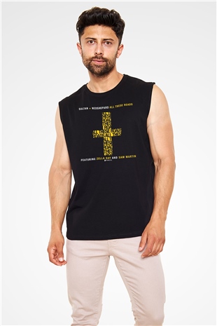 Sultan & Ned Shepard Siyah Unisex Kolsuz Tişört