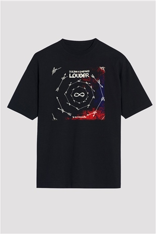 Sultan & Ned Shepard Siyah Unisex Oversize Tişört T-Shirt