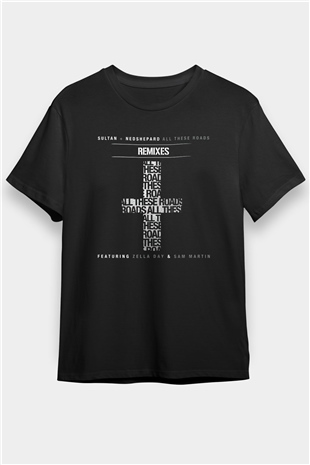 Sultan & Ned Shepard Siyah Unisex Tişört T-Shirt - TişörtFabrikası