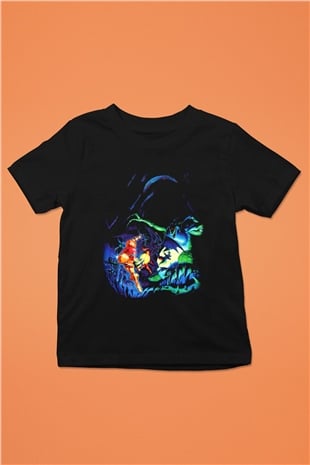 Super Metroid Cartridge Art Baskılı Siyah Unisex Çocuk Tişört