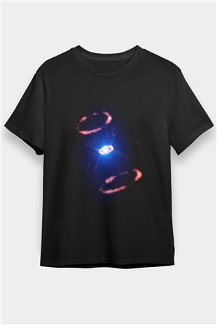 Süpernova Siyah Unisex Tişört T-Shirt - TişörtFabrikası