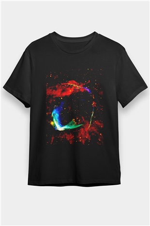 Süpernova Siyah Unisex Tişört T-Shirt - TişörtFabrikası