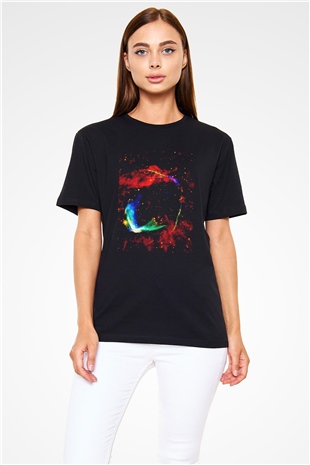 Süpernova Siyah Unisex Tişört T-Shirt - TişörtFabrikası