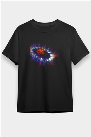 Süpernova Siyah Unisex Tişört T-Shirt - TişörtFabrikası